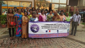 Formation des Femmes potentiellement candidates, Pool de  Lubumbashi. Septembre 2014