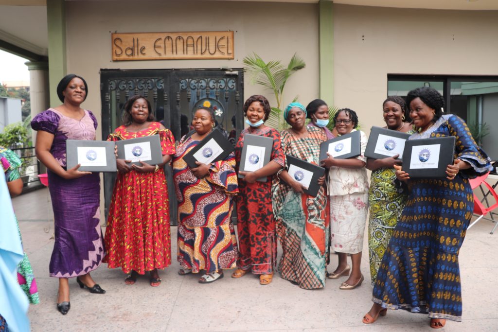 Focal points received new laptops to document cases of sexual violence in schools